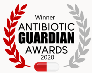 Winner - antibiotic guardian award logo